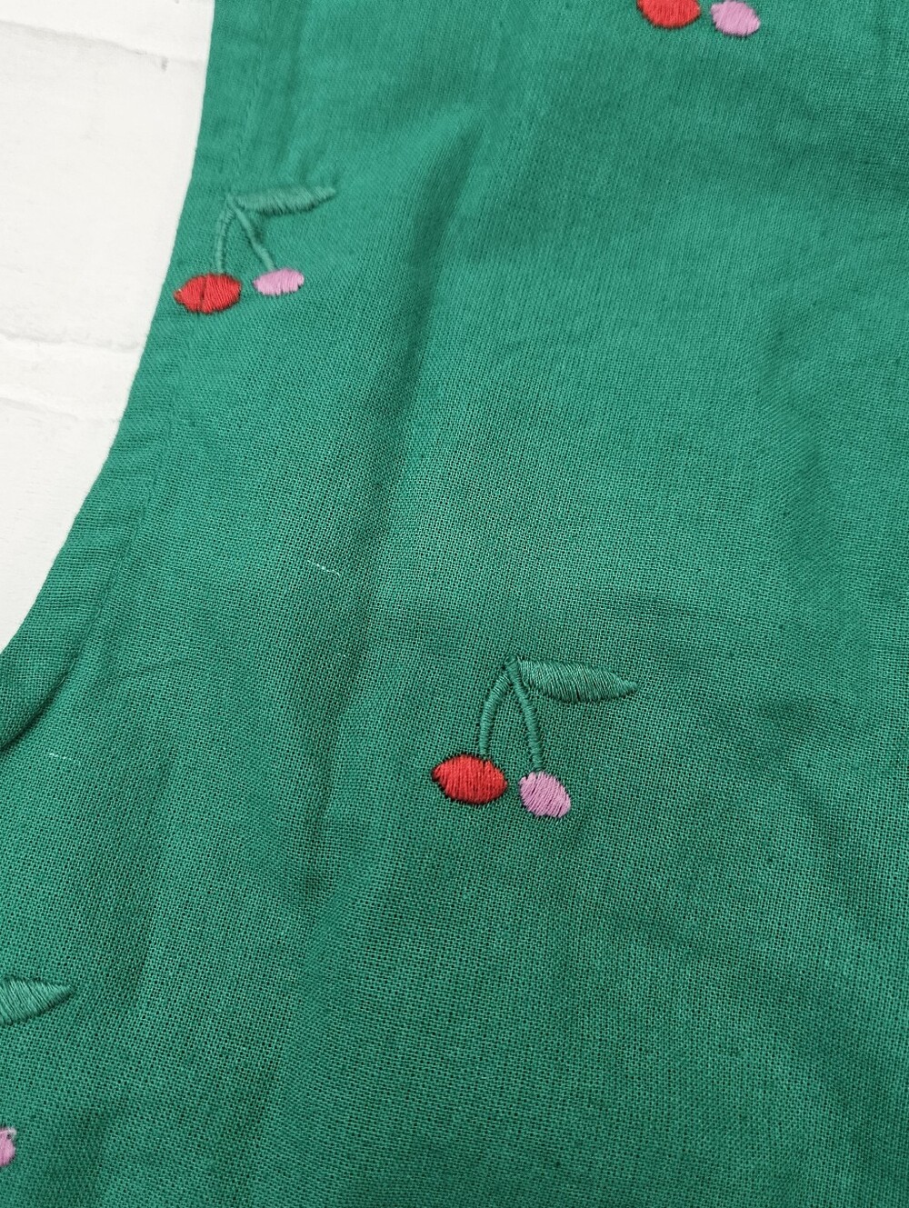 Embroidered Cherry Shell Top - Picture 2 of 10